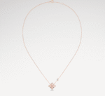 Color Blossom Pink Mother-of-Pearl Necklace | 18K Rose Gold and Zircon - Image 2