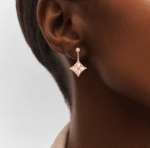 Color Blossom Pink Pearl Earrings | 18K Gold Plated Drop Studs - Image 2