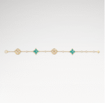 Color Blossom Amazonite Bracelet | 18K Gold Plated Motif Mix - Image 2