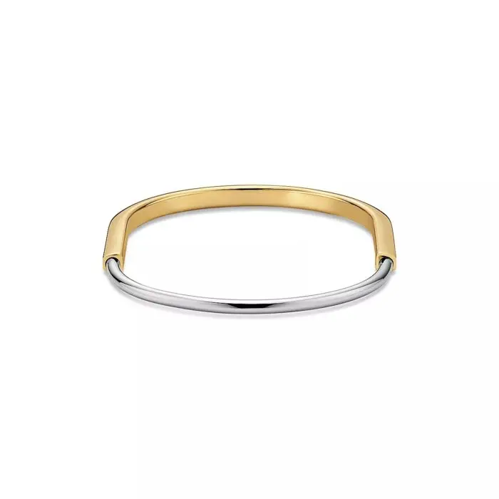 ELSIE LOVE Lock Bracelet Narrow | 18K Gold Plated V Gold PVD 5x Layered Medium - Image 2