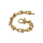 ELSIE LOVE Medium Link Bracelet for Women, 18K Gold Plated V Gold, PVD 5x Layered, Stylish Chain Design - Image 2