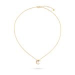 ELSIE LOVE Coco Crush Necklace Women 18K Gold Plated V Gold Zirconia C Letter Pendant PVD 5x Layered - Image 2