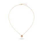 ELSIE LOVE Camélia Necklace Women 18K Rose Gold Plated V Gold Zirconia PVD 5x Layered Flower Pendant - Image 2
