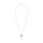 ELSIE LOVE Camélia Necklace Women 18K Gold Plated V Gold Zirconia PVD 5x Layered Hollow Flower Pendant - Image 2