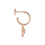 ELSIE LOVE Camélia Earrings Women 18K Gold Plated V Gold Zirconia PVD 5x Layered Flower Jewelry - Image 2