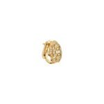 ELSIE LOVE Camélia Earrings Studs Women 18K Gold Plated V Gold Zirconia PVD 5x Layered Flower Jewelry - Image 2