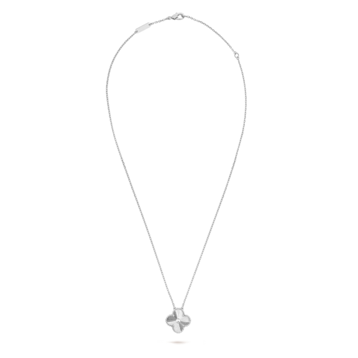 Clover Leaf Necklace,925 Silver, 18k Gold Plated - Image 27