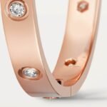 ELSIE LOVE Screw Bangle Bracelet Women 18K Gold Plated V Gold PVD 5x Layered Zirconia Classic Design 0.24in - Image 27