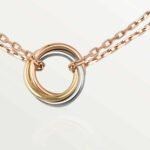 ELSIE LOVE Trinity Circle Pendant Necklace for Women, 18K Gold Plated V Gold, PVD Layered, Cubic Zircon - Image 2