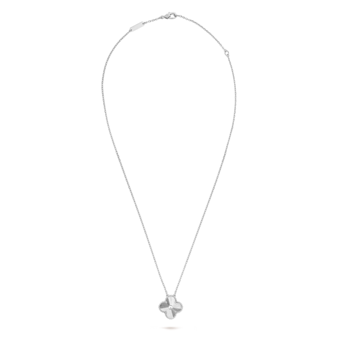 Clover Leaf Necklace,925 Silver, 18k Gold Plated - Image 30