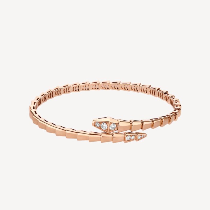 ELSIE LOVE Serpenti Bracelet 18K Gold Plated CZ - Image 4