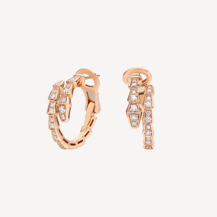 ELSIE LOVE Chain Link Earrings with Cubic Zirconia · 925 Sterling Silver · 18K White Gold Plated · PVD 5x Layered - Image 5