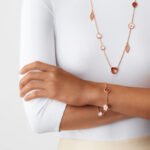 ELSIE LOVE Ladybug & Floral Bracelet | 925 Silver with 18K Rose Gold Plating - Image 2