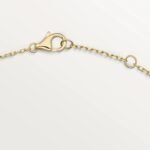 ELSIE LOVE Nail Circle Pendant Necklace for Women, 18K Gold Plated V Gold, PVD Layered, Cubic Zircon - Image 3