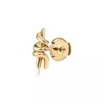 ELSIE LOVE Knot Earrings | V Gold 18K Gold Plated Minimalist Fashion Earrings - Image 3