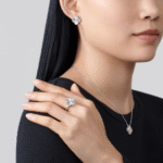 ELSIE LOVE Clover Leaf Ring,925 Silver, 18k Gold Plated - Image 15