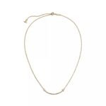 ELSIE LOVE Smile Pendant Small | V Gold 18K Gold Plated Minimalist Necklace - Image 3