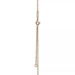 ELSIE LOVE Knot Pendant with Zirconia | V Gold 18K Gold Plated Adjustable Minimalist Necklace - Image 3