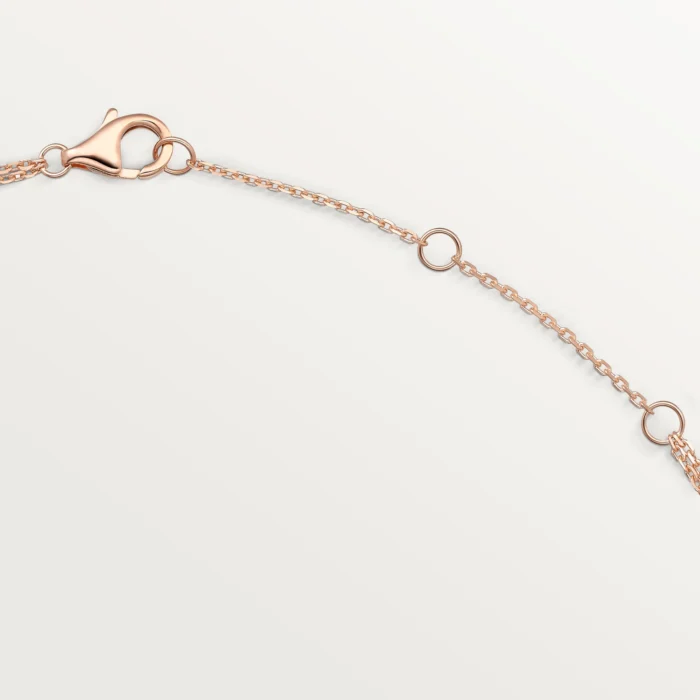 ELSIE LOVE Trinity Circle Pendant Necklace for Women, 18K Gold Plated V Gold, PVD Layered, Cubic Zircon - Image 3