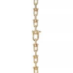 ELSIE LOVE Small Link Necklace 18K Gold Plated V Gold PVD 5x Layered 18" - Image 3