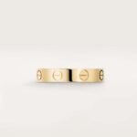 ELSIE LOVE Wedding Band · 18K Gold / Rose Gold / Silver Plated · V Gold · 3.6mm Classic Couple Ring - Image 3