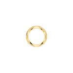 ELSIE LOVE Coco Crush Ring | 925 Sterling Silver 18K Gold Plated PVD 5x Layered Women’s Classic Quilted Ring - Image 3
