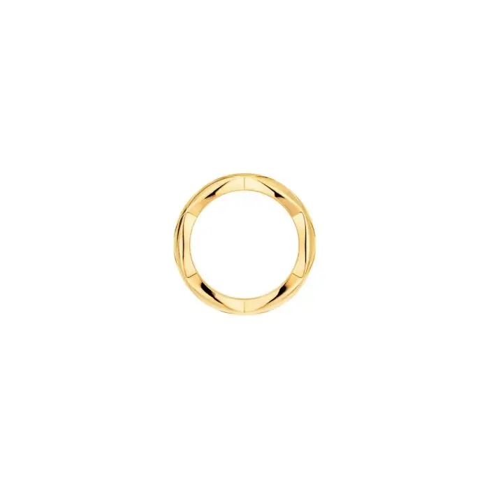 ELSIE LOVE Coco Crush Ring | 925 Sterling Silver 18K Gold Plated PVD 5x Layered Women’s Classic Quilted Ring - Image 3