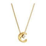 ELSIE LOVE Coco Crush Necklace Women 18K Gold Plated V Gold Zirconia C Letter Pendant PVD 5x Layered - Image 3