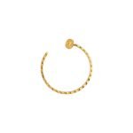 ELSIE LOVE Coco Crush Hoop Earrings Women 18K Gold Plated V Gold PVD 5x Layered Fashion Jewelry - Image 3