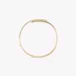 ELSIE LOVE Move Noa Bracelet Women 18K Gold Plated V Gold Zirconia PVD 5x Layered Bangle 4.5mm - Image 3
