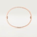 ELSIE LOVE Screw Bangle Bracelet Women 18K Gold Plated V Gold PVD 5x Layered Zirconia Classic Design 0.24in - Image 7