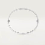 ELSIE LOVE Screw Bangle Bracelet Women 18K Gold Plated V Gold PVD 5x Layered Zirconia Classic Design 0.24in - Image 13