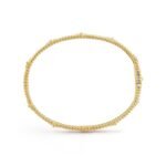ELSIE LOVE Flower Bracelet Women 18K Gold Plated V Gold Zirconia PVD 5x Layered Elegant Bangle 6.69" - Image 3