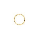 ELSIE LOVE Coco Crush Ring Women 18K Gold Plated 925 Silver Zirconia Ring PVD 5x Layered Fashion Band - Image 3
