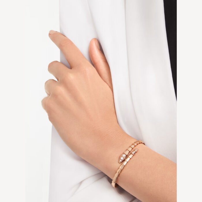 ELSIE LOVE Serpenti Bracelet 18K Gold Plated CZ - Image 5