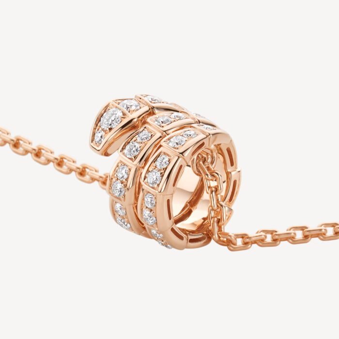 Serpenti Triple Ring Necklace - Image 11