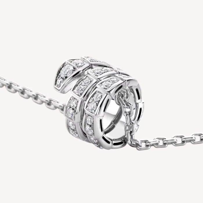 Serpenti Triple Ring Necklace - Image 3