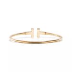 T Bangle with Mother of Pearl (Gold) - Image 3