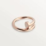 ELSIE LOVE Nail Ring, Women’s 18K Gold Plated Minimalist Open Ring - Image 4