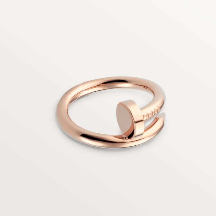 ELSIE LOVE Nail Ring, Women’s 18K Gold Plated Minimalist Open Ring - Image 4