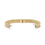 ELSIE LOVE Perlee Bangle Bracelet for Women, 18K Gold Plated V Gold, Cubic Zircon - Image 4