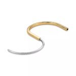 ELSIE LOVE Lock Bracelet Narrow | 18K Gold Plated V Gold PVD 5x Layered Medium - Image 4