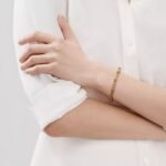 ELSIE LOVE Medium Link Bracelet for Women, 18K Gold Plated V Gold, PVD 5x Layered, Stylish Chain Design - Image 4