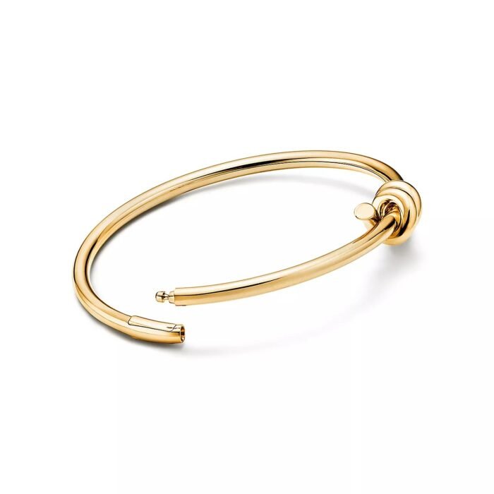 ELSIE LOVE Knot Bracelet 18K Gold Plated, PVD 5x Layered, Elegant & Versatile - Image 4