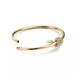 ELSIE LOVE Knot Bracelet with Zirconia · 18K Gold Plated · PVD 5x Layered · V Gold Material - Image 4