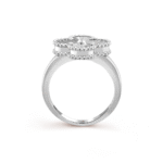 ELSIE LOVE Clover Leaf Ring,925 Silver, 18k Gold Plated - Image 16
