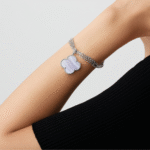 ELSIE LOVE Clover Pendant Necklace, Women’s Long Chain 925 Sterling Silver, 18K Gold Plated - Image 24