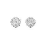 ELSIE LOVE Camélia Earrings Studs Women 18K Gold Plated V Gold Zirconia PVD 5x Layered Flower Jewelry - Image 4