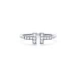 ELSIE LOVE T Ring Women 18K Gold Plated V Gold Zirconia PVD 5x Layered Open Band - Image 5