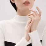 ELSIE LOVE T Ring Women 925 Silver 18K Rose Gold Plated Zirconia PVD 5x Layered Open Band - Image 4